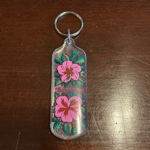 Bahamas Floral Keychain
